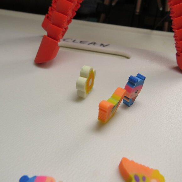 Easter Egg Filler: Small Erasers (24 items) Spring mix Butterflies, Ladybugs etc - Picture 4 of 5